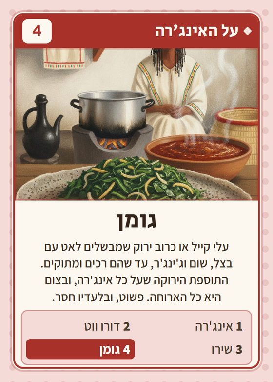 הקלף גומן מתוך רביעיות אתיופים