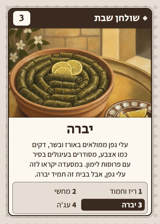 הקלף יברה מתוך רביעיות סורים