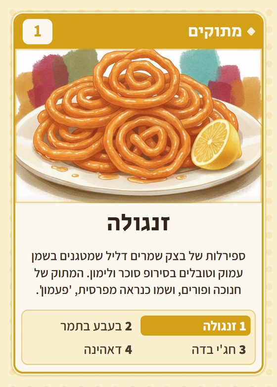 הקלף זנגולה מתוך רביעיות עיראקים