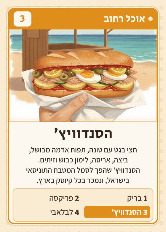 הסנדוויץ׳, מרביעיית אוכל רחוב