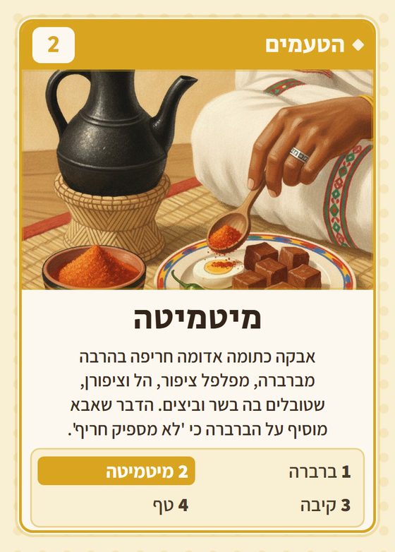 הקלף מיטמיטה מתוך רביעיות אתיופים