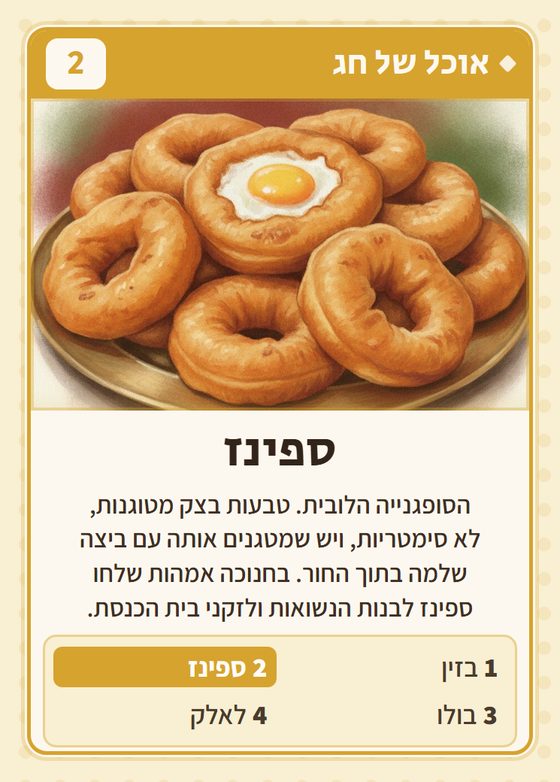 הקלף ספינז מתוך רביעיות לובים