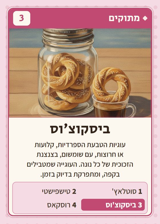 הקלף ביסקוצ׳וס מתוך רביעיות בלקנים