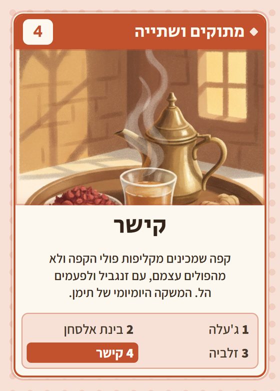 הקלף קישר מתוך רביעיות תימנים