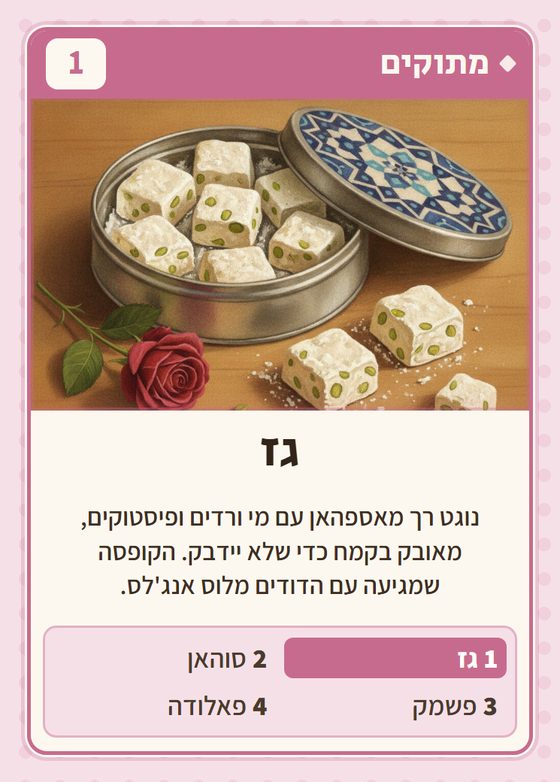 הקלף גז מתוך רביעיות פרסים