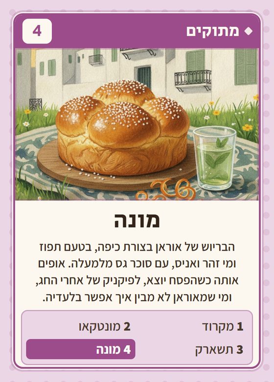 הקלף מונה מתוך רביעיות אלג׳יראים