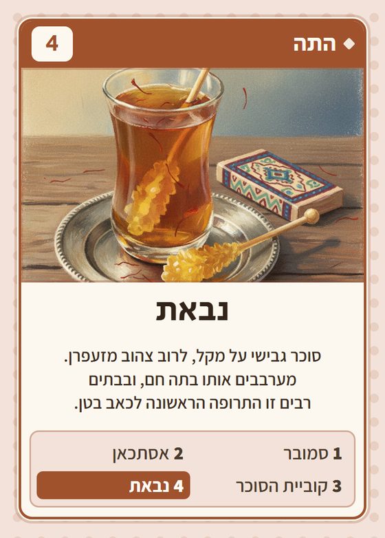 נבאת, מרביעיית התה