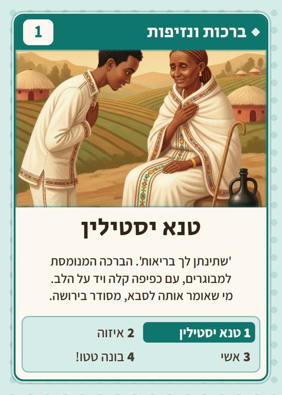 הקלף טנא יסטילין מתוך רביעיות אתיופים
