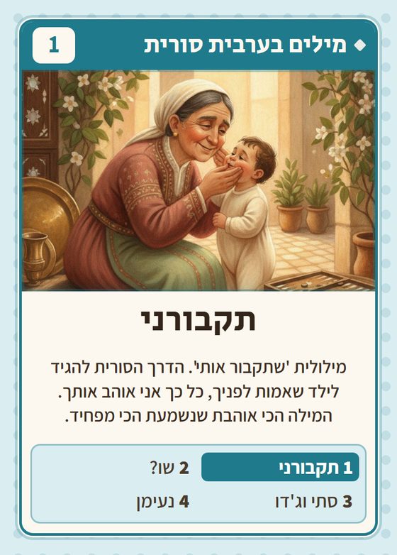 הקלף תקבורני מתוך רביעיות סורים