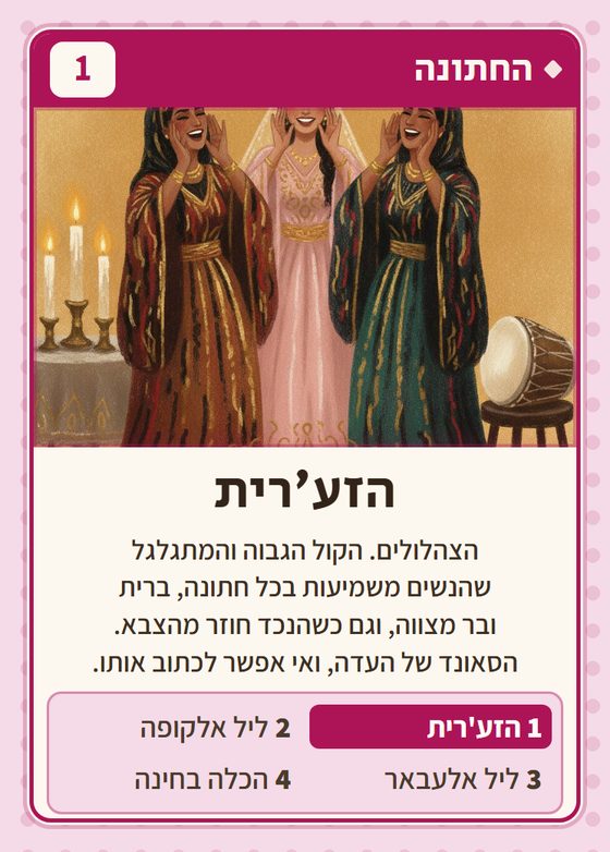 הקלף הזע׳רית מתוך רביעיות לובים
