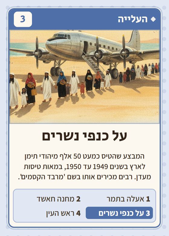 הקלף על כנפי נשרים מתוך רביעיות תימנים