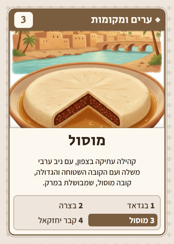 הקלף מוסול מתוך רביעיות עיראקים