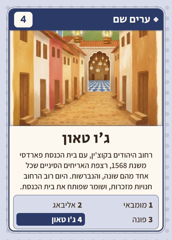 ג׳ו טאון, מרביעיית ערים שם