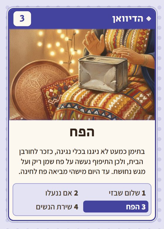 הקלף הפח מתוך רביעיות תימנים