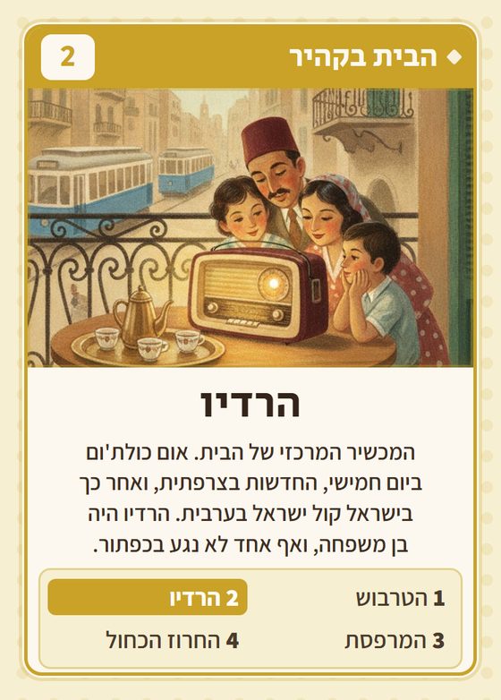 הרדיו, מרביעיית הבית בקהיר